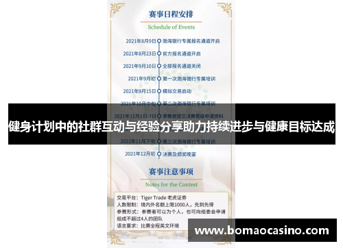 健身计划中的社群互动与经验分享助力持续进步与健康目标达成